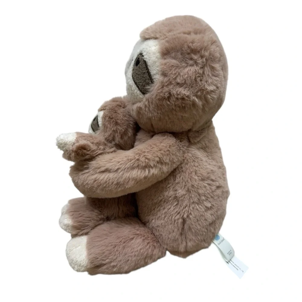 Cloud Island Sloth Mom and Baby Plush Rattle Stuffed Animal Toy Target Brown - Picture 4 of 9